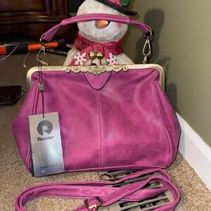 RealHer Magenta Shoulder Bag